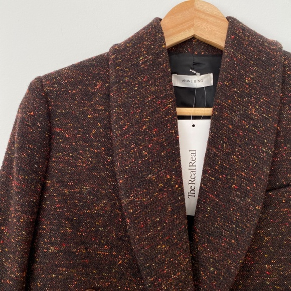 SOLD-Anine bing tweed blazer - Picture 4 of 9